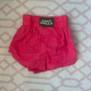 Daily Drills Pink Bounce Shorts